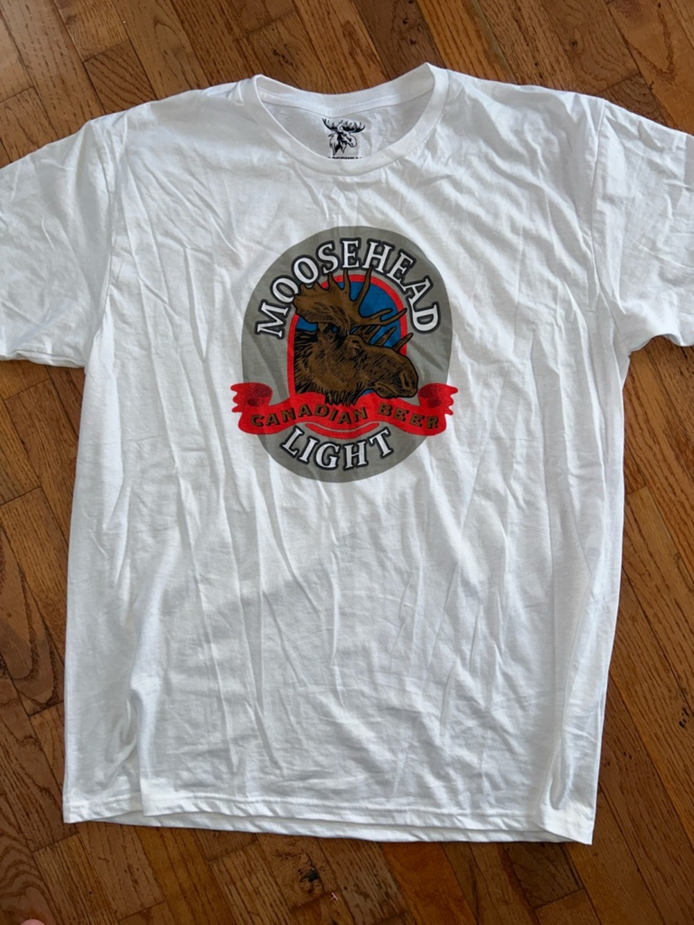 Moosehead Light White Graphic Short Sleeve Tee